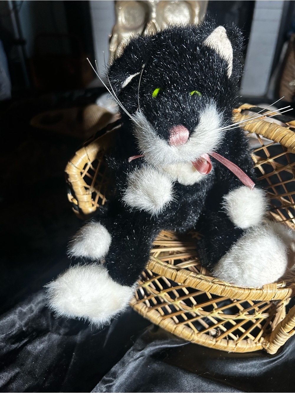 Boyds Bears Plush Cat Named Ernest Q. Grimilkin (Used)